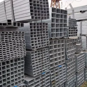 Factory Supply Hollow Section Gi Rectangular Tube 20×20 25×25 40×40 50×50 60×60 20×40 30×50 150×150 Galvanized Steel Square Pipe