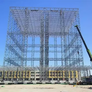 Factory Supply Prefab Light Steel Space Frame Truss Roof Construction Building