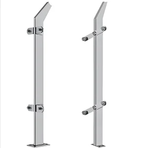 Factory Supply Stainless Steel Round Post for Glass Railing Baluster Column