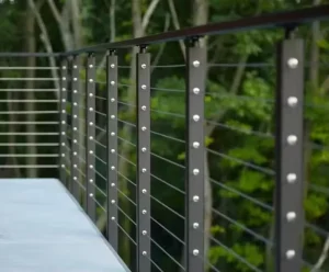 Factory-Supply Stainless Steel Wire Metal Railing Handrail for Garden Corridor Balustrades