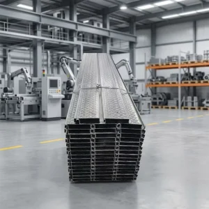 Factory Zinc Coated Corrugated Steel Walkway Deck Non pouring Metal Bearing Floor Sheet