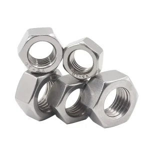 Factory production High Strength M5 M6 M8 M10 M12 M16 M20 M24 Hex Nuts Stainless Steel Nuts with Zinc Plated Black DIN934