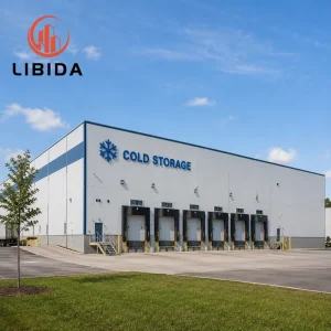 Fast Assembly Insulated Steel Cold Storage Building Waterproof Dustproof Wind Resistant Industrial Cold Room Storage