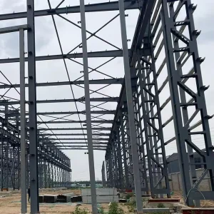 Fast Build Prefabricated Steel Structure Metal Building Heavy Duty Steel Construction Storage Prefab Steel Structure Warehouse