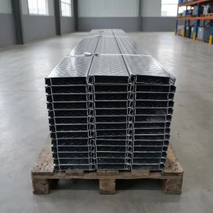 Fast Construction No Pour Metal Floor Bearing Plate Galvanized Corrugated Steel Deck Without Concrete Casting