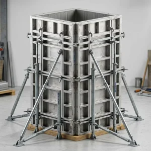 Fast Installation Wear Resistant Concrete Panel Aluminum Formwork for Commercial Building Construction