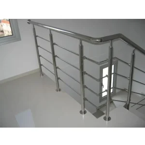 Fence Handrail Rod Steel Railing Design Metal Iron Grill Design Stainless Steel Railing for Staircase