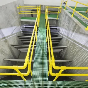 Fiberglass FRP GRP Handrail and Railings Corrosion-Resistant Insulated High-Strength