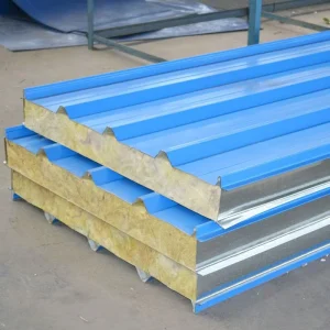 Fiberglass Wool Sandwich Panels Manufacturer Roof Wall Panels EPS Fireproof Insulated