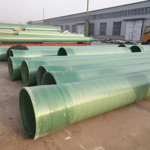 Fiberglass Wrapped Pipeline Large Diameter FRP Sand Pipe GRP Underground Drainage Sewer Rainwater Pipe for Municipal Engineering