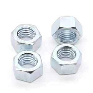 Fine Pitch Thread Zinc Hexagon Nut Steel M8 M10 M12 M14 M16 M18 M20 Metric Nuts Fastener Manufacturer