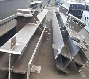 Fine Quality Industrial Building Frame Steel Structural Components Cnc Machined Cross-Shaped Steel Component