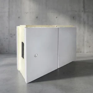 Fire Retardant B1 Grade Modular Sandwich PU Cam-lock Panel with Color Steel for Clean Room