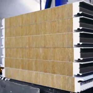 Fire-resistant Rock Wool Sandwich Panel for Building Insulation