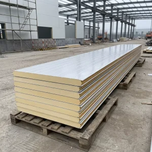 Fireproof Insulated PU Composite Sandwich Panel with 50mm Sandwich Panels for Warehouse Walls