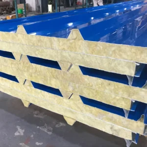 Fireproof Metal Insulation Roof Panels for Warehouses Soundproof XPS EPS PU Rock Wool Sandwich Board Color Steel Wall Thermal