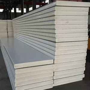 Fireproof PIR Panels Partition Walls Color Coated Polyurethane EPS Glass Wool Rock Wool Sandwich Panels with Modern Design