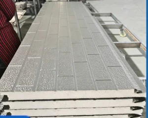 Fireproof PU Sandwich Panel for Refrigeration Room and Steel Structure Building