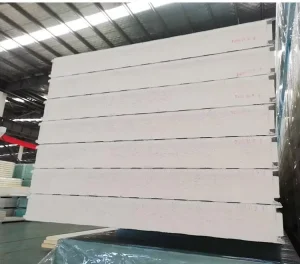 Fireproof Polyurethane Eps Pir Rock Wool Glass Wool Sandwich Panels for Wall Panels