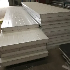 Fireproof Rock Wool PU Wall and Roof Sandwich Panels PUF Panel for Mushroom Farm