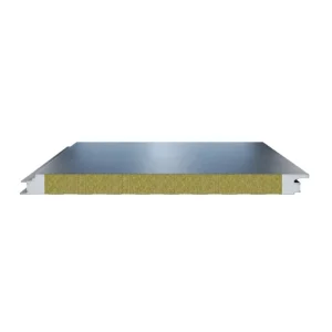 Fireproof Rock Wool Sandwich Panel Color Steel Thermal Insulation Wall Roof Panels 50mm 150mm Thickness for Construction