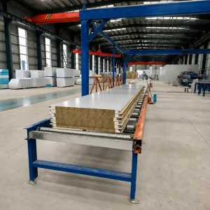 Fireproof Rock Wool Sandwich Panel for Warehouse Wall and Roof Insulation High Density Mineral Wool Composite Board