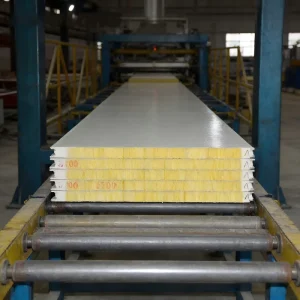 Fireproof Sound Insulated Wall Rock Wool EPS PU PIR Glass Wool Sandwich Panels