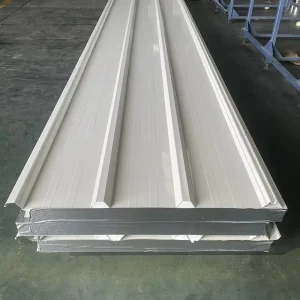 Fireproof Steel Insulation Roofing Sandwich Panels with Polyurethane EPS PIR Rock Wool Glass Wool Core