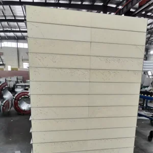 Fireproof and Heat insulating Polyurethane Sandwich Panel for Clean Room Factory Workshop