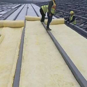Fireproofing Fiberglass Insulation Roll for Roof and Wall Heat Sound Insulation Eco Friendly Thermal Blanket