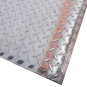 Five bar Carbon Steel Checkered Plate Q235 Anti slip Tread MS Chequered for Floor Platform
