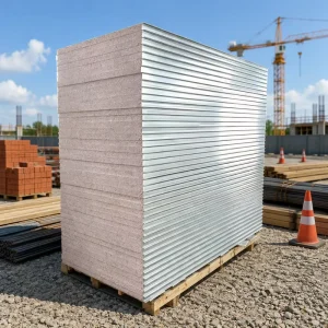 Flame Retardant and Fireproof Sandwich Panel Customized Anti aging Sandwich Panel for Clean Room