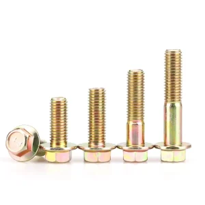 Flange Oil Plug Bolt Engine Oil Drain Bolt Plug Screw Concave Head Hex Flange Bolt Plain Stainless Steel M12