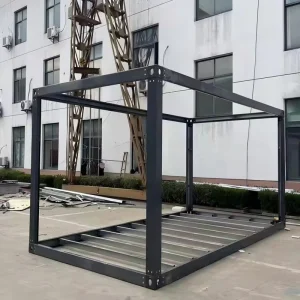 Flat Pack Container House Frame Hot Dip Galvanized Channel Steel Rust Proof Modern Design for Hotels & Villas