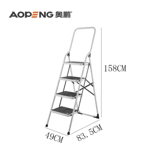 Foldable Stainless Steel Step Ladder