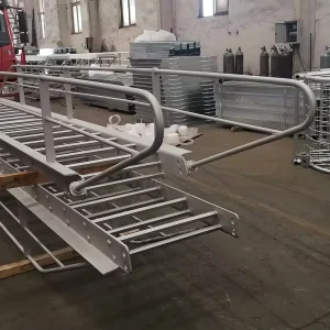 Folding Staircase Customized Multifunctional Space Saving Invisible Staircase Side Wall Escalator Wall Mounted Steel Ladder