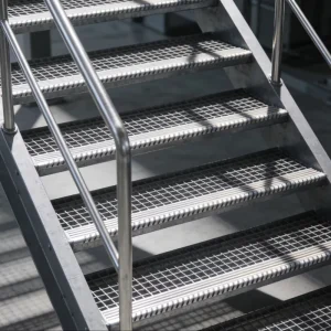 Footpath Outdoor Steel A36 Grating Steps for Stairs Steel Treads Galvanized Catwalk Steel Grating