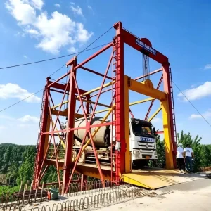 For Bridge and Road Engineering30 Ton Bridge Tank Lifting Tower High Speed Rail Concrete Tanker Vertical Feeding