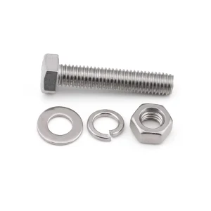 For Steel Plain Finish A325 A307 A320 Grade Round Head Hexagon Construction Bolts M20 M24 High Strength Class 10.9 12.9