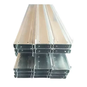 For Steel Structure Construction High Strength Q235 Q345 Galvanized Steel C Roof Wall Purlin Shed Purlin Steel Purlin