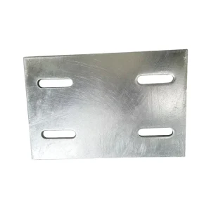 For Warehouse Frame Concrete Anchoring Embedded Base Plate Low Alloy Structural Steel Custom Dimension Machining Service