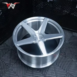 Forged Deep Concave Aluminum Alloy Wheel Hub with Brushed Silver Customization 5*112 5*114.3 5*120 17-22 Inch for Zeekr benz