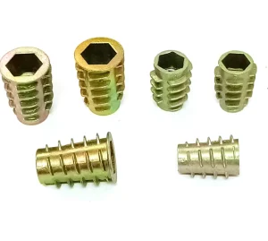 Forged Nickel Plated Stainless Steel Threaded Hex Head Nut Inserts Polished for Mining Use Class 4
