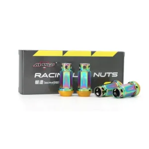 Forged Racing Wheel Lug Nuts SCM435 Chromoly Steel Black Colorful Fit BMW Audi M12 X P1.5 M12 X P1.25 M14 X P1.5