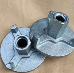 Formwork Accessories Steel Anchor Nut 15 17mm Tie Rod Wing Nuts for Formwork Panel