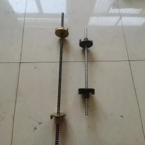 Formwork Tie Rod System D16 Galvanized High Strength 40Cr Alloy Steel with Wing Nut TUV Rheinland Tested