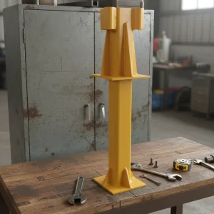 Foundation Embedded Leg Q355B Steel Welded Outrigger for Concrete Base High Stability Crane Base Support Part Anti corrosion