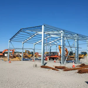 Frame Large Span Steel Building Farm Storage Building Low Cost Metal Building Steel Frame Structure Warehouse