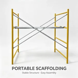 Frame Scaffolding Easy Setup Mobile Steel Ladder for Building Maintenance Painting Construction Frame Scaffolding