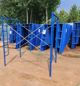 Frame Scaffolding Mobile Steel Portable High Strength Scaffolding with Easy Assembly for Building Construction